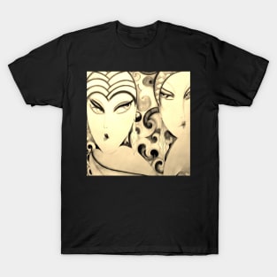 art deco flapper dollies from house of harlequin T-Shirt